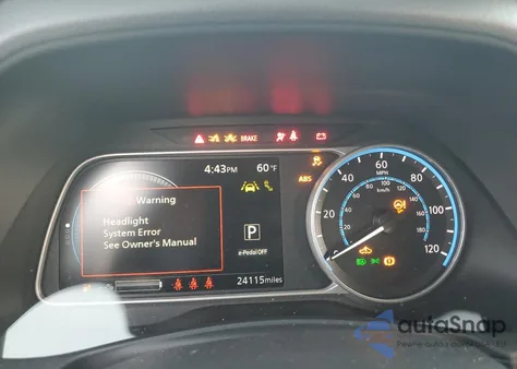 2023 Nissan Leaf Sv Plus z USA, uszkodzony, nr VIN 1N4CZ1CV6PC552648